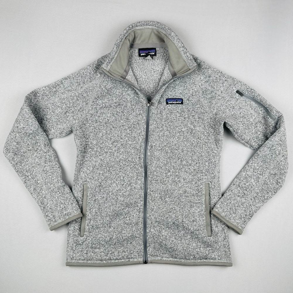 Patagonia Better Sweater Fleece Jacket Gray Full Zip Women's Small
